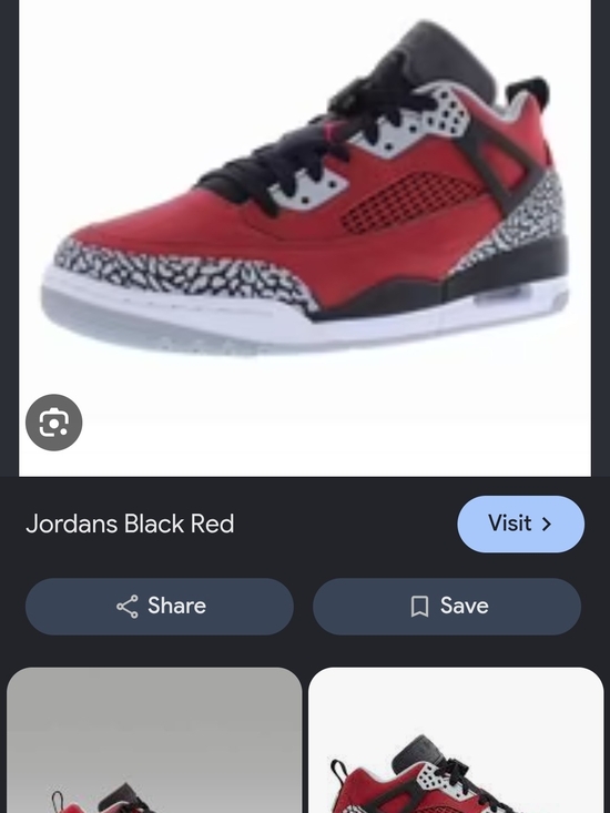 Jordan Other - Jordan Kids Red and Black Retro Basketball Sneaker